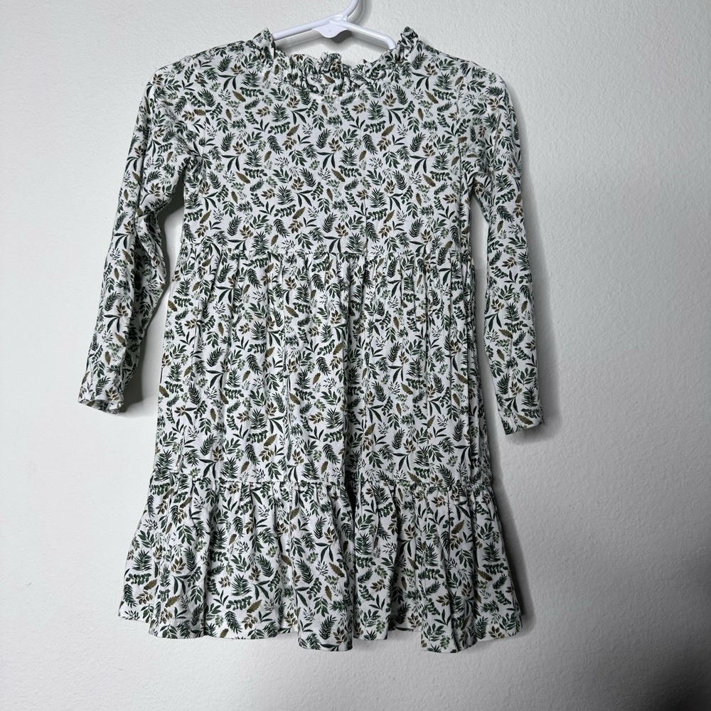 Magnetic Me Size 2T Long Sleeve Dress Leaves Casual